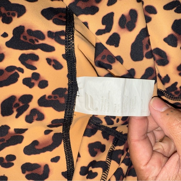 Fabletics Natural Leopard Print Leggings - Picture 5 of 6